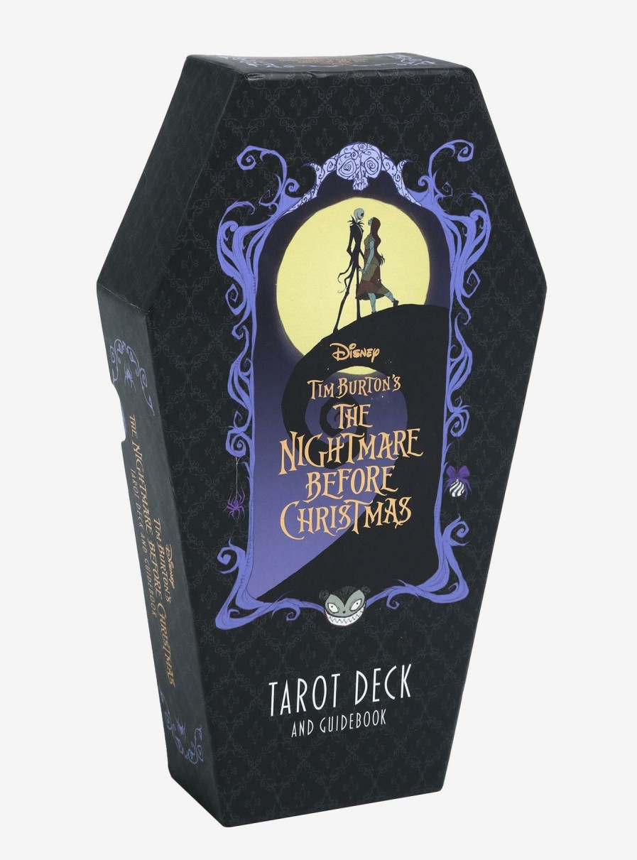 Games * | Disney The Nightmare Before Christmas Tarot Card Deck With Guidebook Boxlunch Exclusive Sale Online