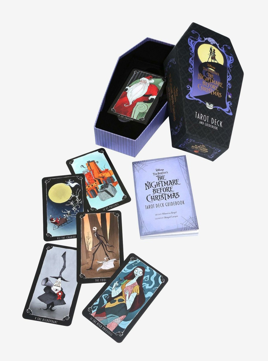 Games * | Disney The Nightmare Before Christmas Tarot Card Deck With Guidebook Boxlunch Exclusive Sale Online