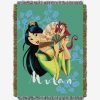 Bedroom * | Disney Mulan Tradition Tapestry Throw New Threads