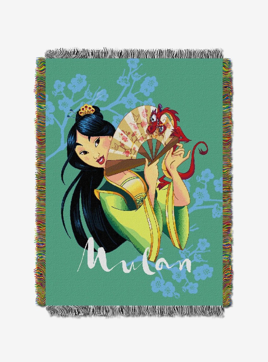 Bedroom * | Disney Mulan Tradition Tapestry Throw New Threads