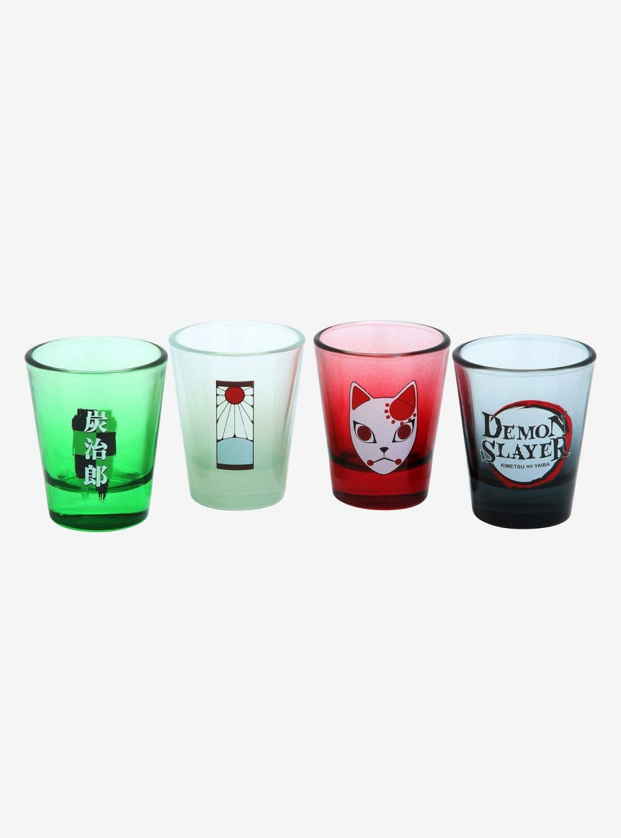 Kitchen * | Demon Slayer: Kimetsu No Yaiba Icons Mini Glass Set Hot Sale