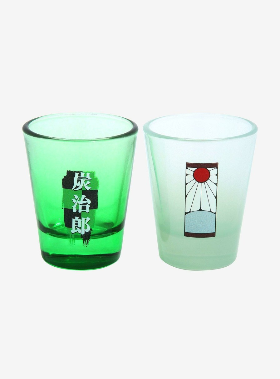 Kitchen * | Demon Slayer: Kimetsu No Yaiba Icons Mini Glass Set Hot Sale