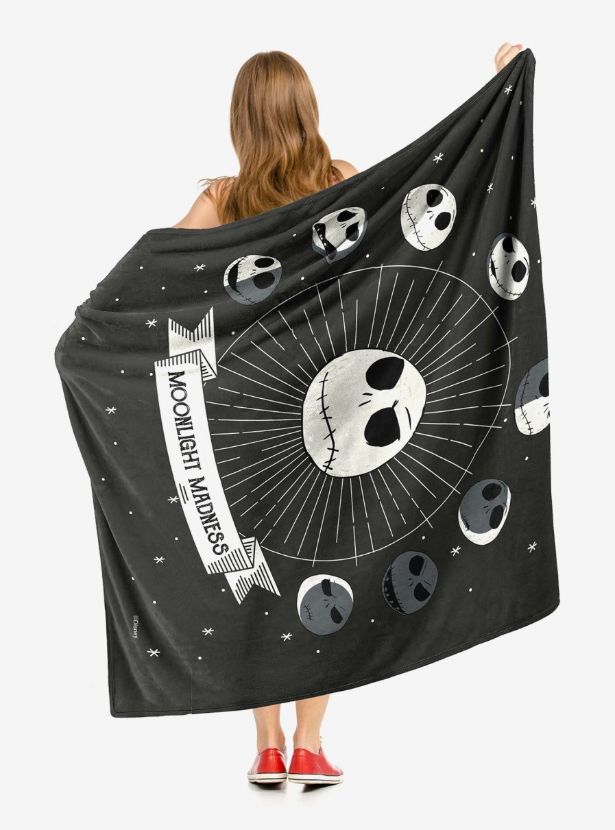 Bedroom * | The Nightmare Before Christmas Phases Of Jack Throw Blanket Best-Selling