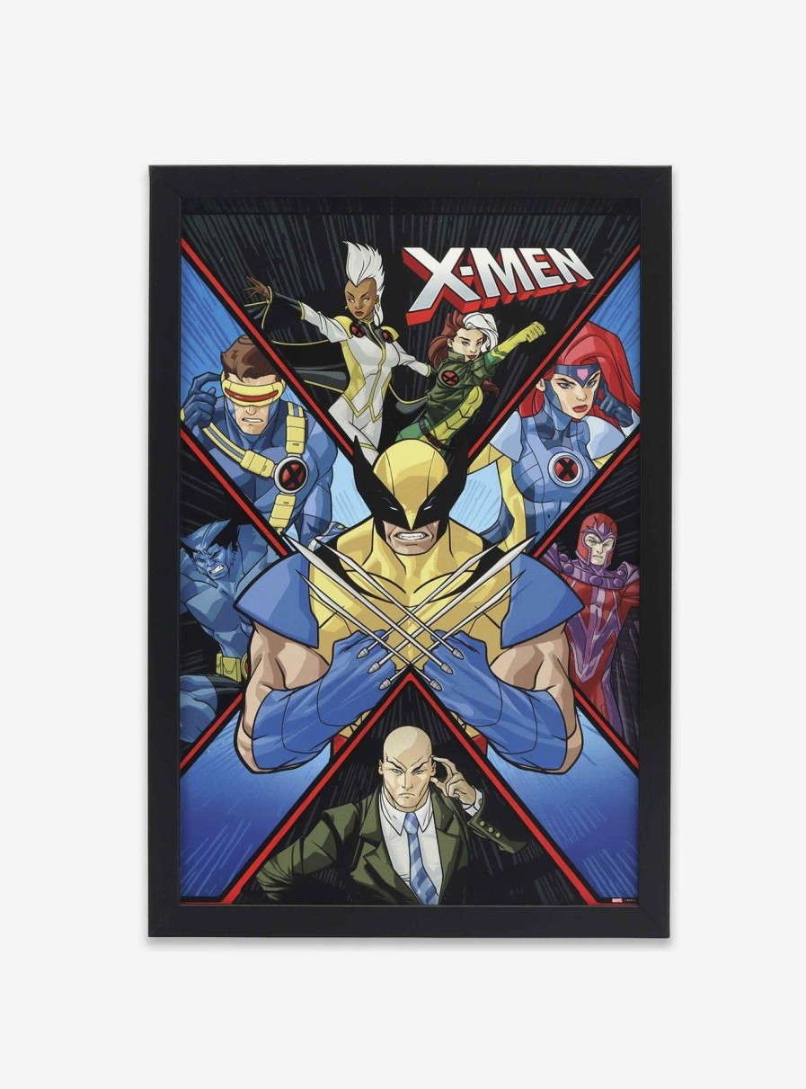 Decor * | Marvel X-Men Characters Posing Wood Wall Decor Best Sellers