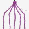 Decor * | Purple Iridescent Tinsel Cascade Light Set Sale Online