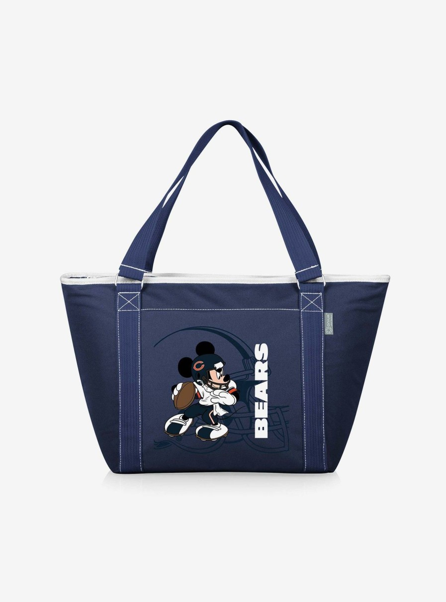 Outdoors * | Disney Mickey Mouse Nfl Chicago Bears Tote Cooler Bag Best Sellers