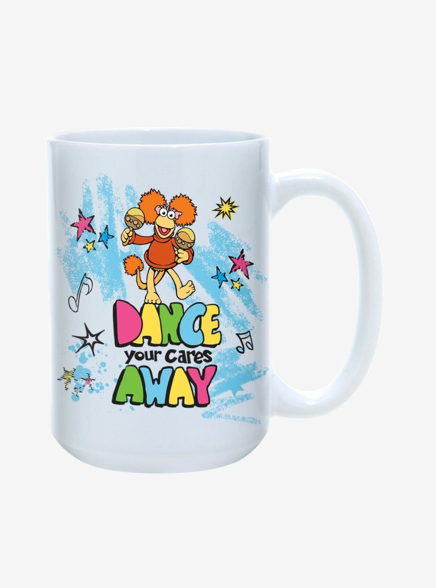 Kitchen * | Jim Henson'S Fraggle Rock Red Dance Your Cares Away Mug 15Oz Sale Online