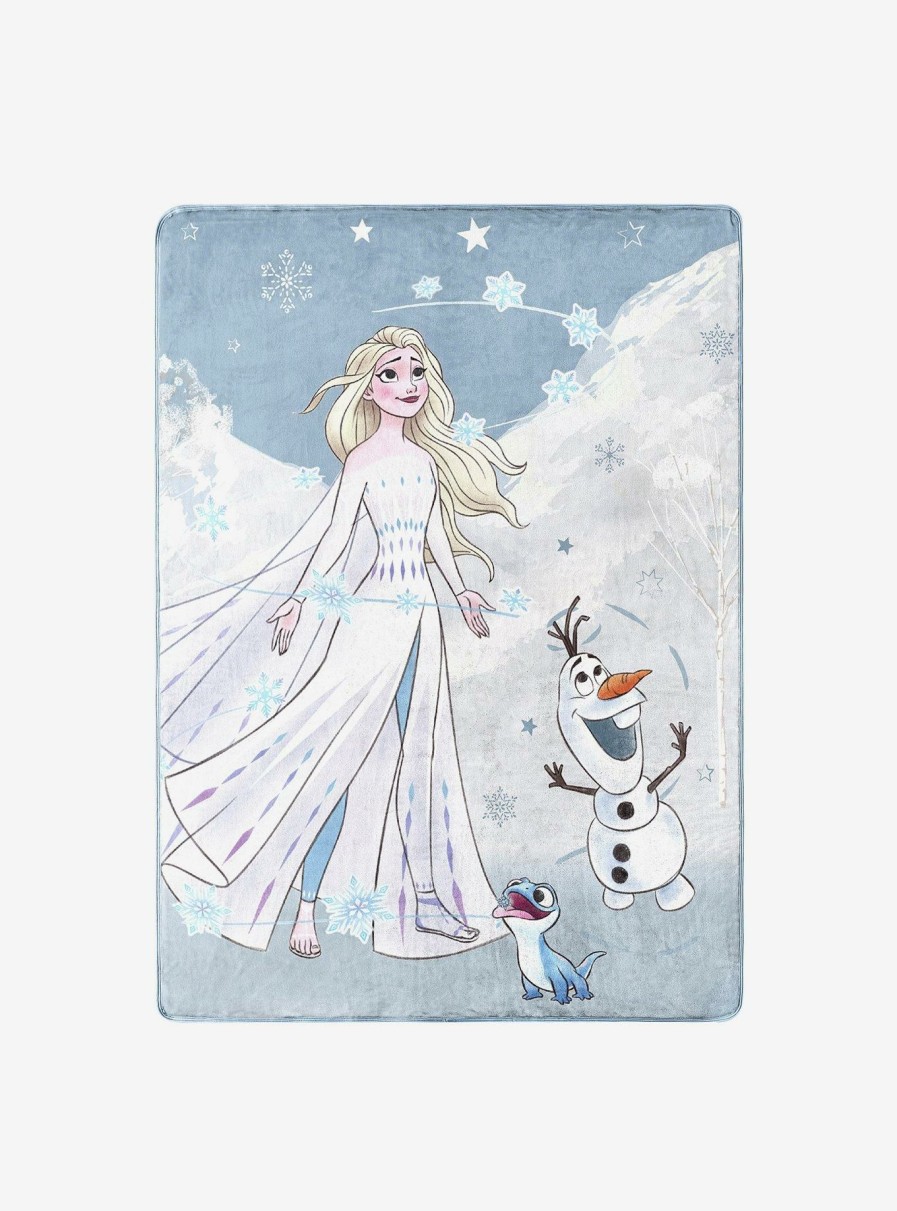 Bedroom * | Disney Frozen 2 Snow Play Silk Touch Throw New Threads