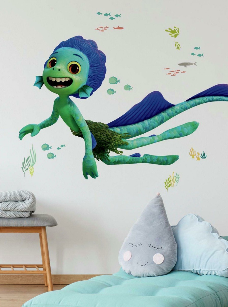 Decor * | Disney Pixar Luca Sea Monster Peel And Stick Giant Wall Decals Hot Sale