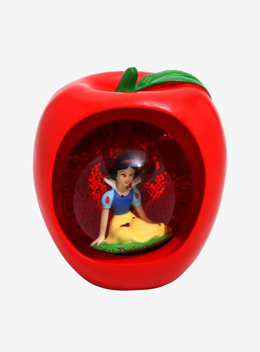 Decor * | Disney Princess Snow White And The Seven Dwarfs Apple Snow Globe Free Delivery