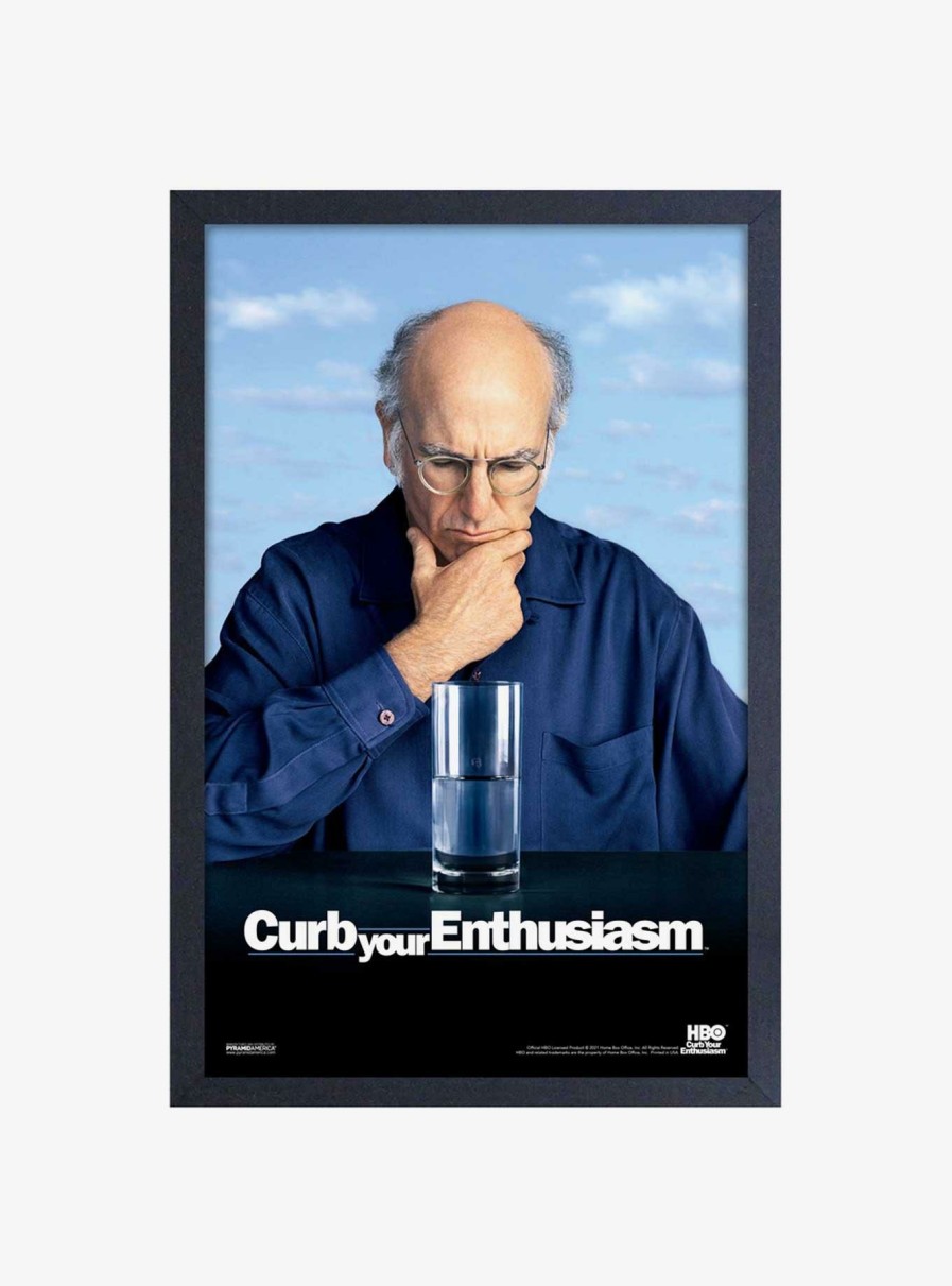 Decor * | Curb Your Enthusiasm Water Framed Wood Wall Art Latest Fashion