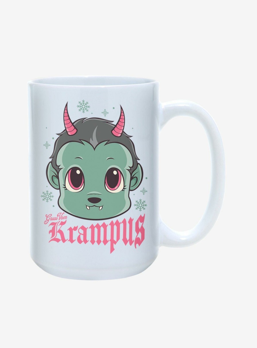 Kitchen * | Krampus Chibi Holiday Greetings Mug 15Oz Bargain Sale