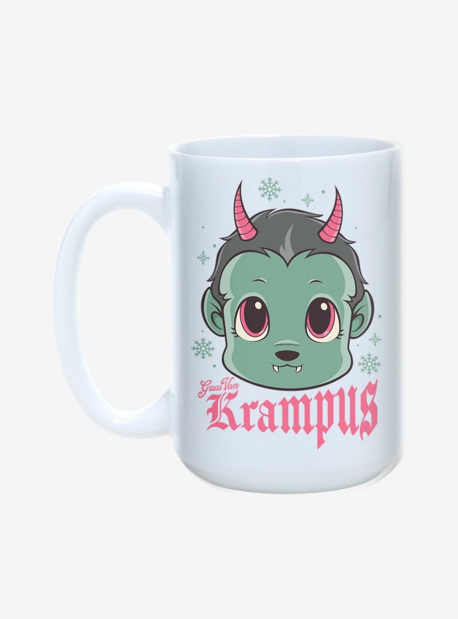 Kitchen * | Krampus Chibi Holiday Greetings Mug 15Oz Bargain Sale