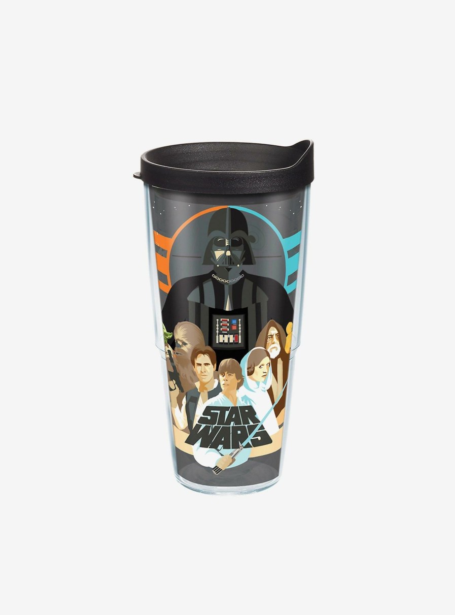 Kitchen * | Star Wars Classic Group 24Oz Classic Tumbler With Lid Latest