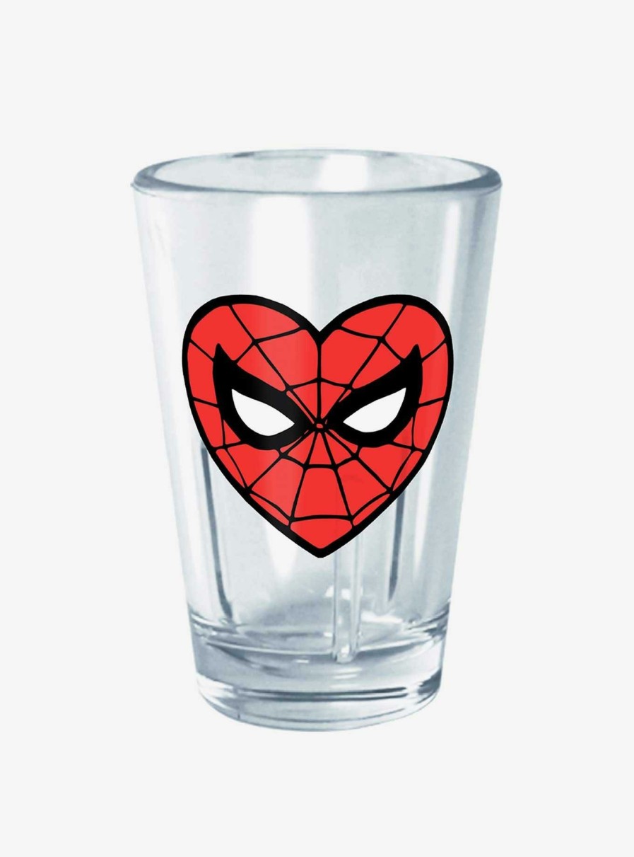 Kitchen * | Marvel Spider-Man Spidey Heartbreaker Mini Glass New Threads