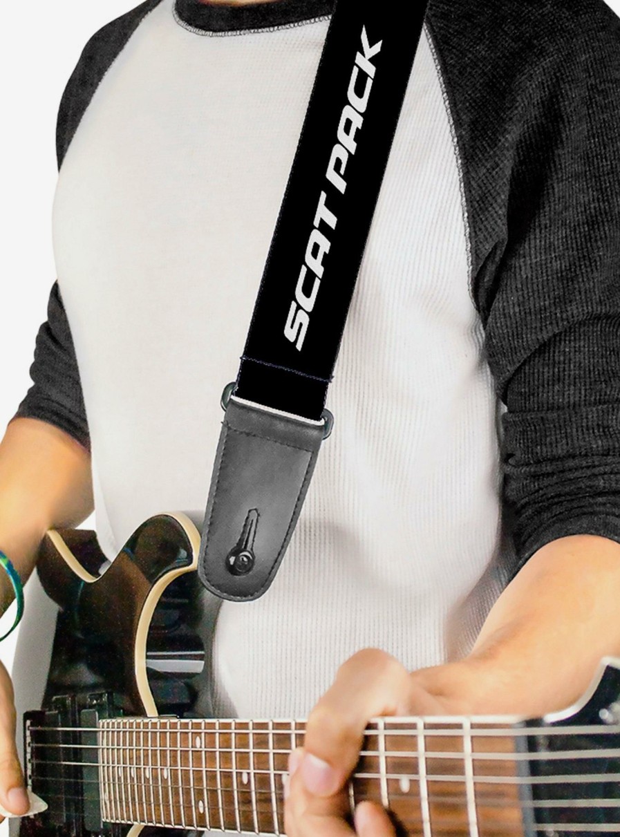 Music * | Dodge Scat Pack Guitar Strap Free Delivery