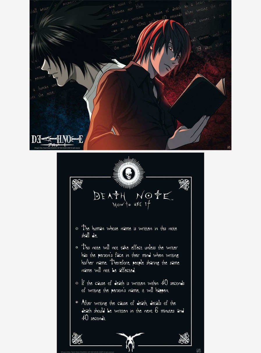 Decor * | Death Note Poster Pack Discount