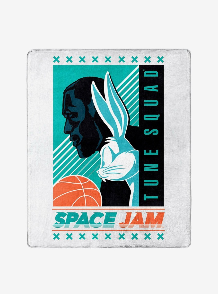 Bedroom * | Space Jam: A New Legacy Tune Squad Tonal Throw Boxlunch Exclusive Best-Selling