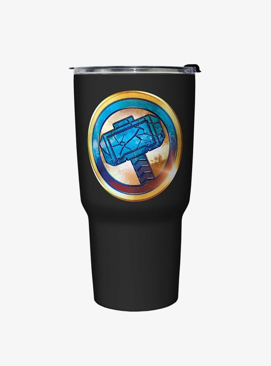 Kitchen * | Marvel Thor: Love And Thunder Mjolnir Travel Mug New Threads