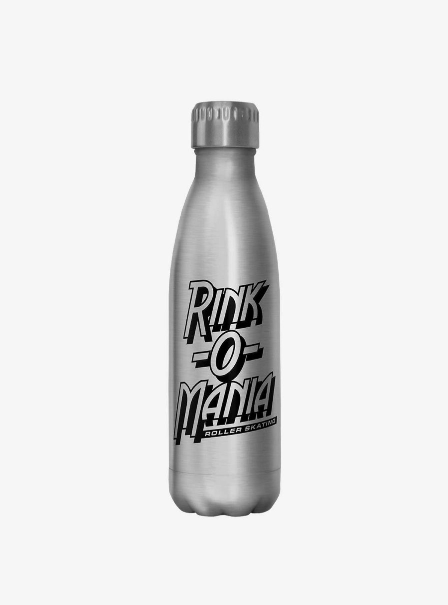 Kitchen * | Stranger Things Rink-O-Mania Logo Stainless Steel Water Bottle New Threads