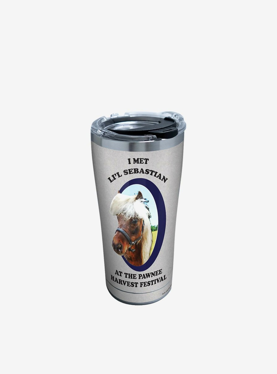 Kitchen * | Parks And Recreation Lil Sebastian 20Oz Stainless Steel Tumbler With Lid Less Expensive