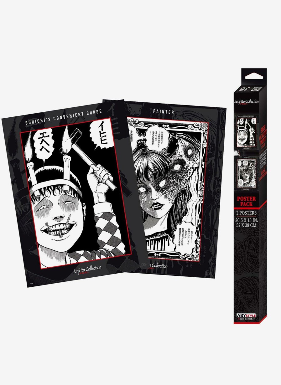 Decor * | Junji Ito Boxed Poster Set, Series 2 Best-Selling