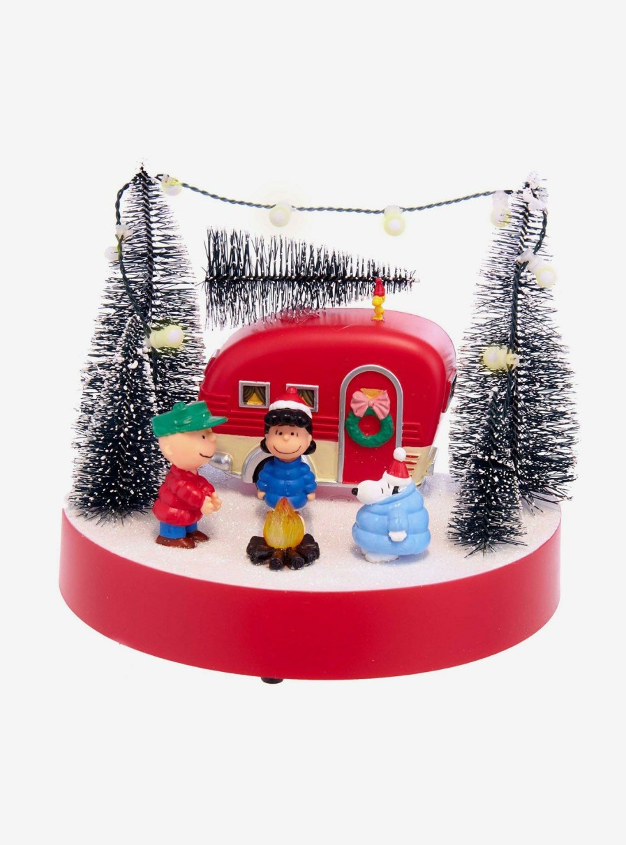 Decor * | Peanuts Musical Camper Scene Table Piece Latest Fashion