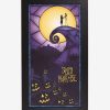 Decor * | Disney The Nightmare Before Christmas Jack Skellington & Sally Stained Glass Sign Large Choice