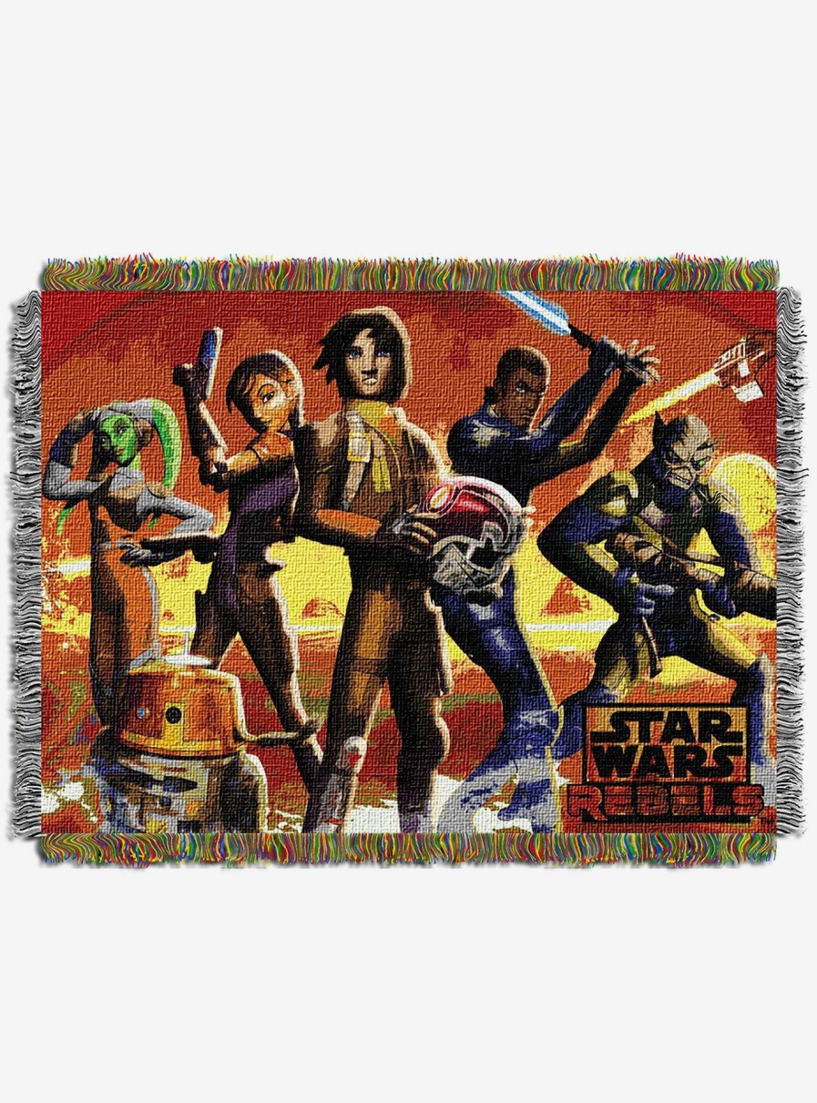 Bedroom * | Star Wars Red Hot Rebels Tapestry Throw Best Sellers