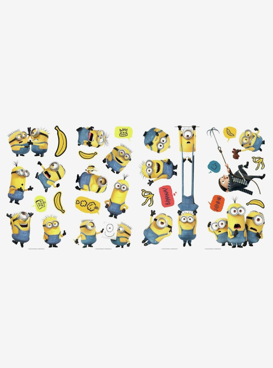 Decor * | Minions: The Rise Of Gru Peel And Stick Wall Decals Hot Sale