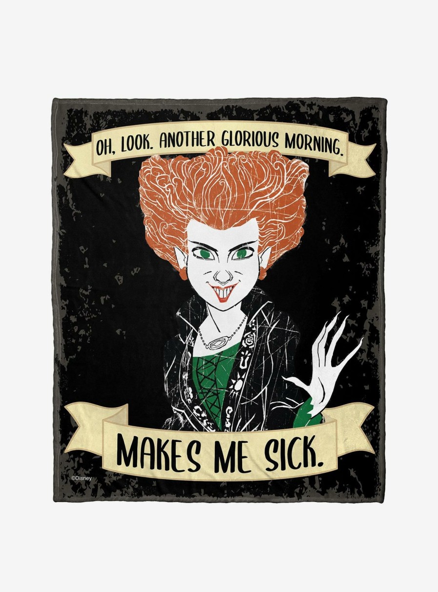 Bedroom * | Disney Hocus Pocus Glorious Morning Throw Blanket Latest