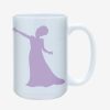 Kitchen * | Universal Monsters The Bride Of Frankenstein Silhouette Mug 15Oz Best-Selling