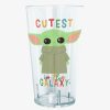 Kitchen * | Star Wars The Mandalorian Cutest Little Child Pint Glass Fire Sale