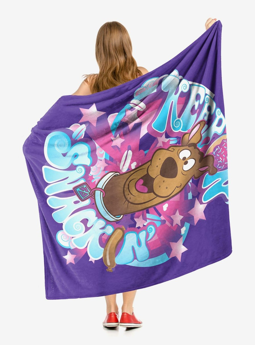 Bedroom * | Scooby-Doo Keep Snackin Throw Blanket New Threads