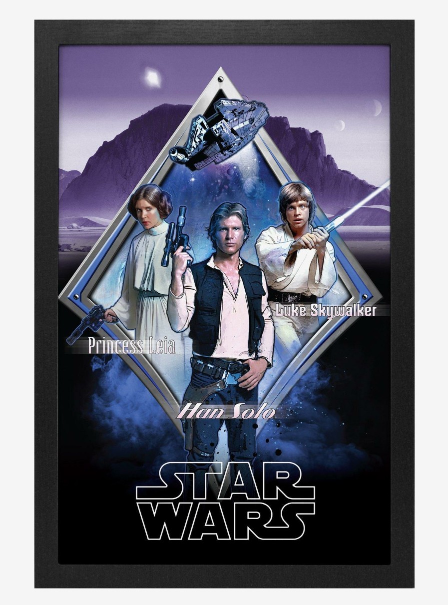 Decor * | Star Wars The Rebel Three Poster Bargain Sale