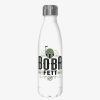 Kitchen * | Star Wars The Book Of Boba Fett Boba Fett Bounty Hunter White Stainless Steel Water Bottle Top Selling