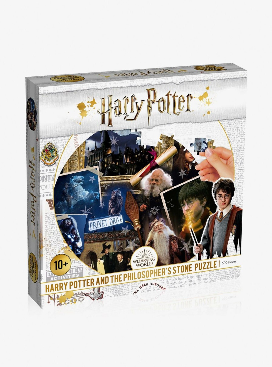 Games * | Harry Potter Philosopher'S Stone 500 Piece Puzzle Fire Sale