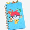 Office * | Pokemon Gen 1 Starters & Friends Tab Journal Boxlunch Exclusive Classical