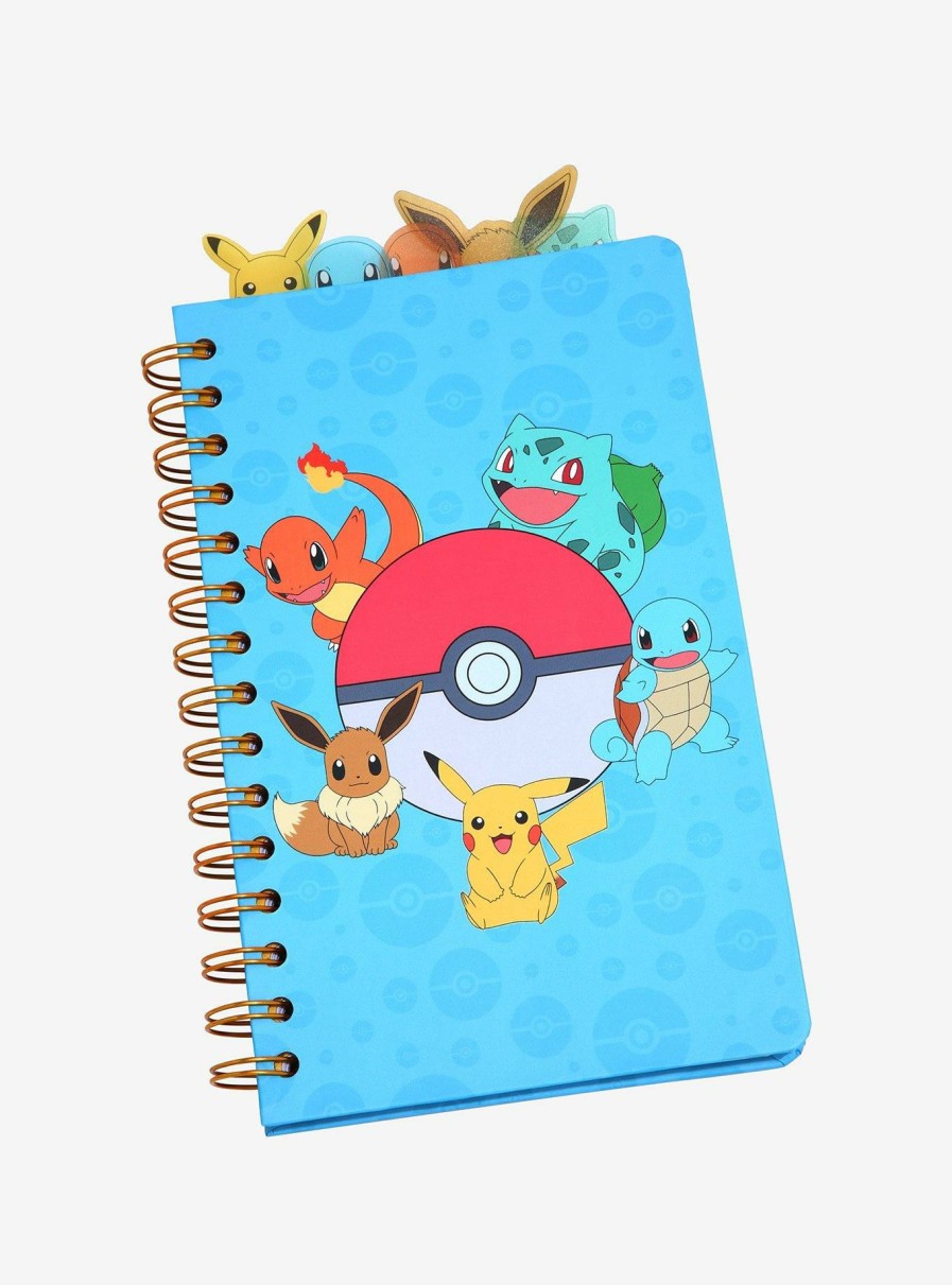 Office * | Pokemon Gen 1 Starters & Friends Tab Journal Boxlunch Exclusive Classical