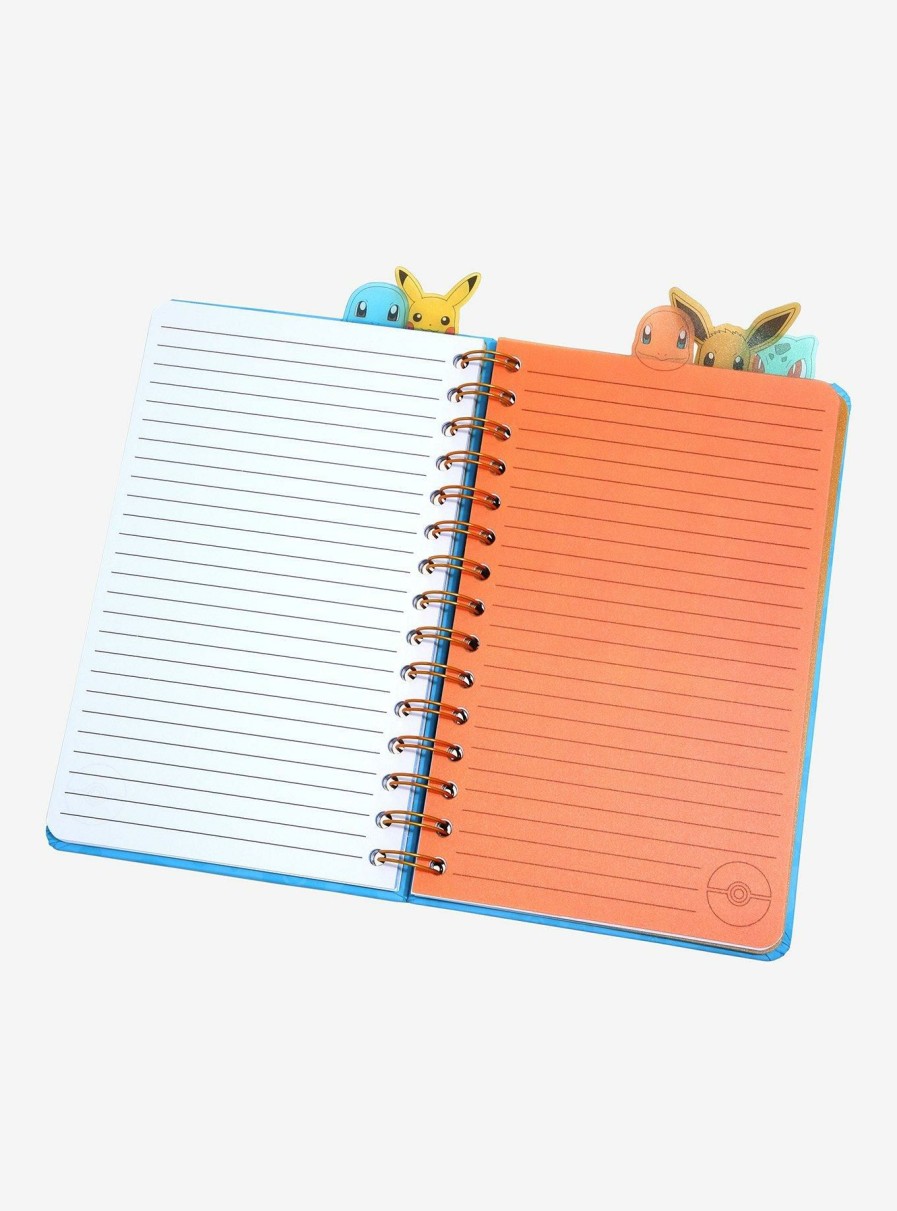 Office * | Pokemon Gen 1 Starters & Friends Tab Journal Boxlunch Exclusive Classical