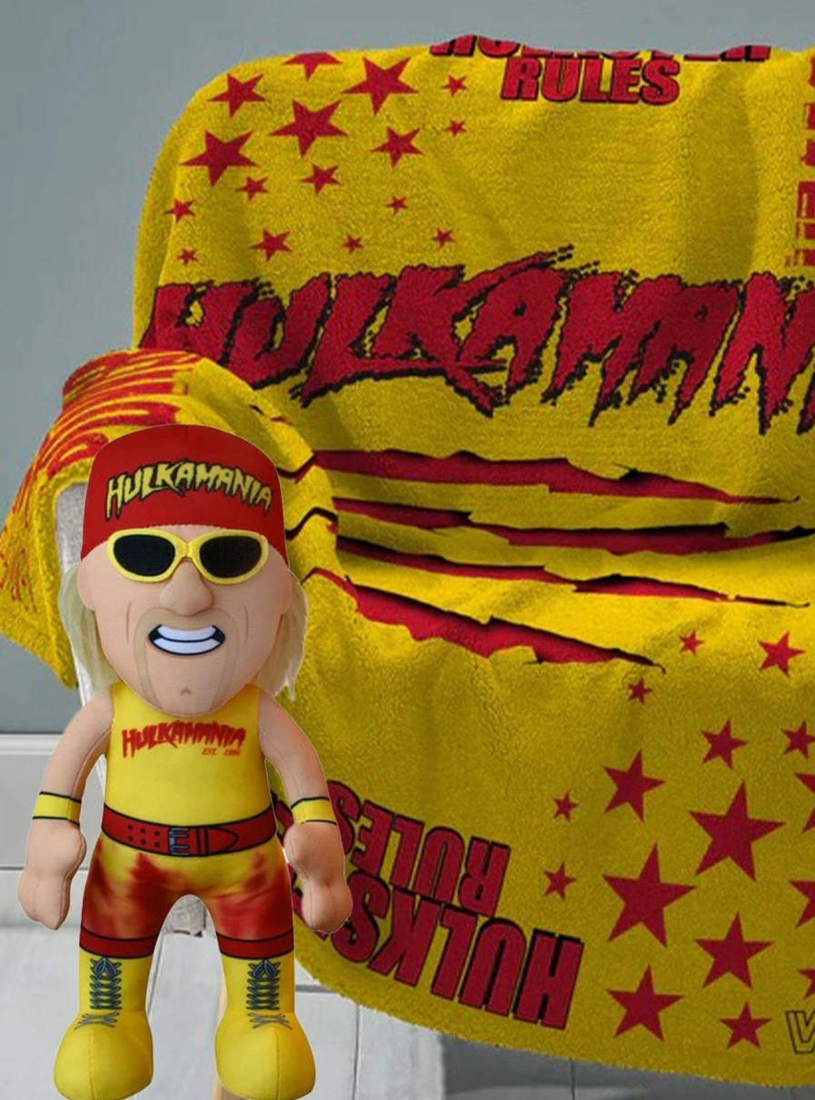 Bedroom * | Wwe Hulk Hogan Sleep Squad Throw Blanket X Plush Bundle Latest Fashion