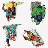 Decor * | Marvel Superhero Burst Peel And Stick Giant Wall Decals Latest