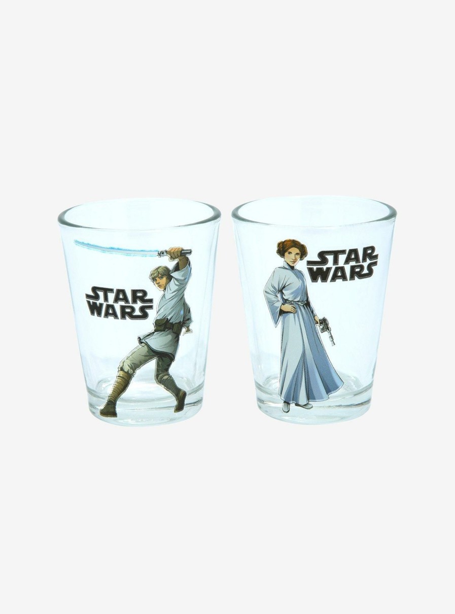 Kitchen * | Star Wars Classic Characters Mini Glass Set Bargain Sale