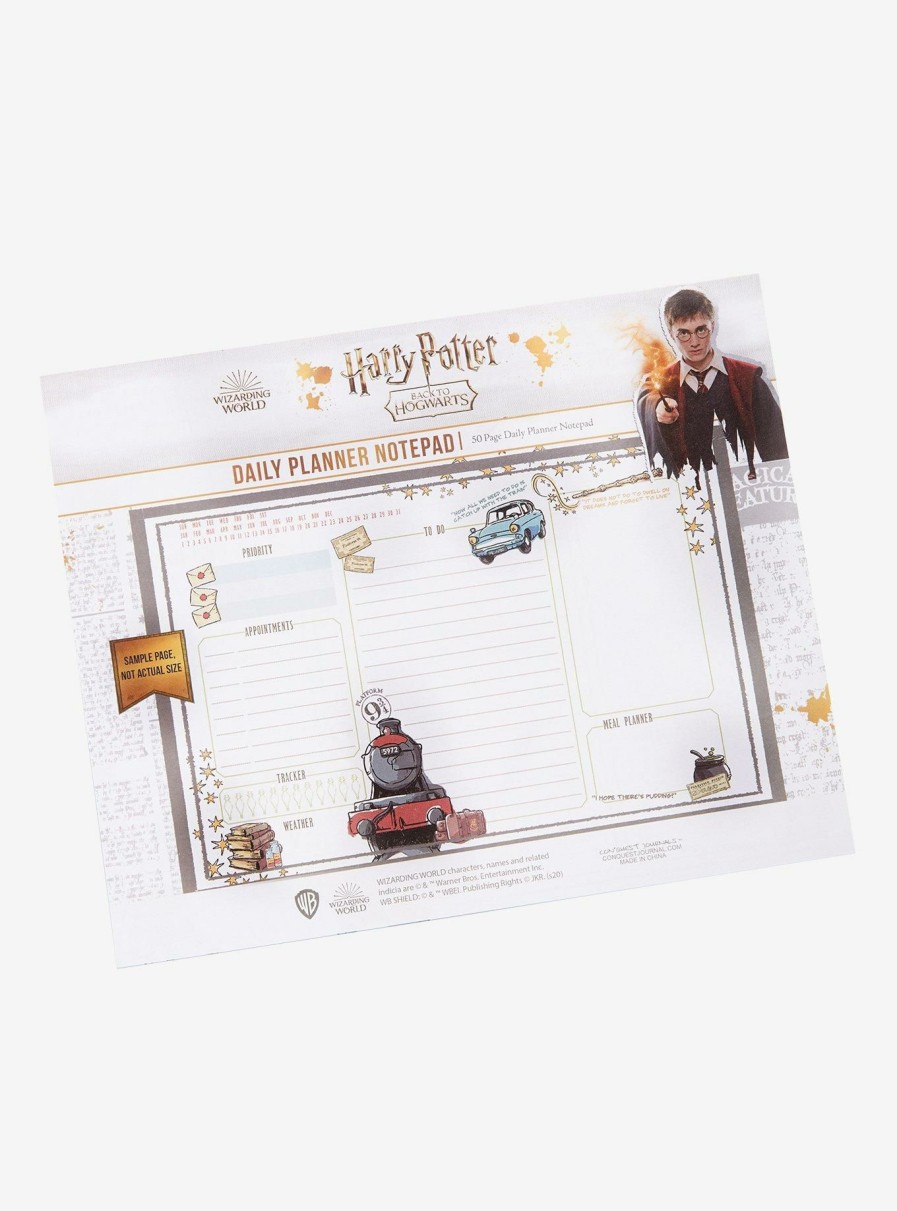 Office * | Harry Potter Desk Planner Notepad Hot Sale