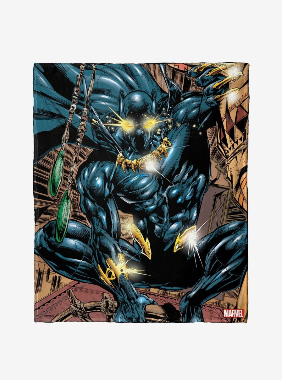 Bedroom * | Marvel Black Panther Wealth Of Wakanda Throw Blanket Best Sellers