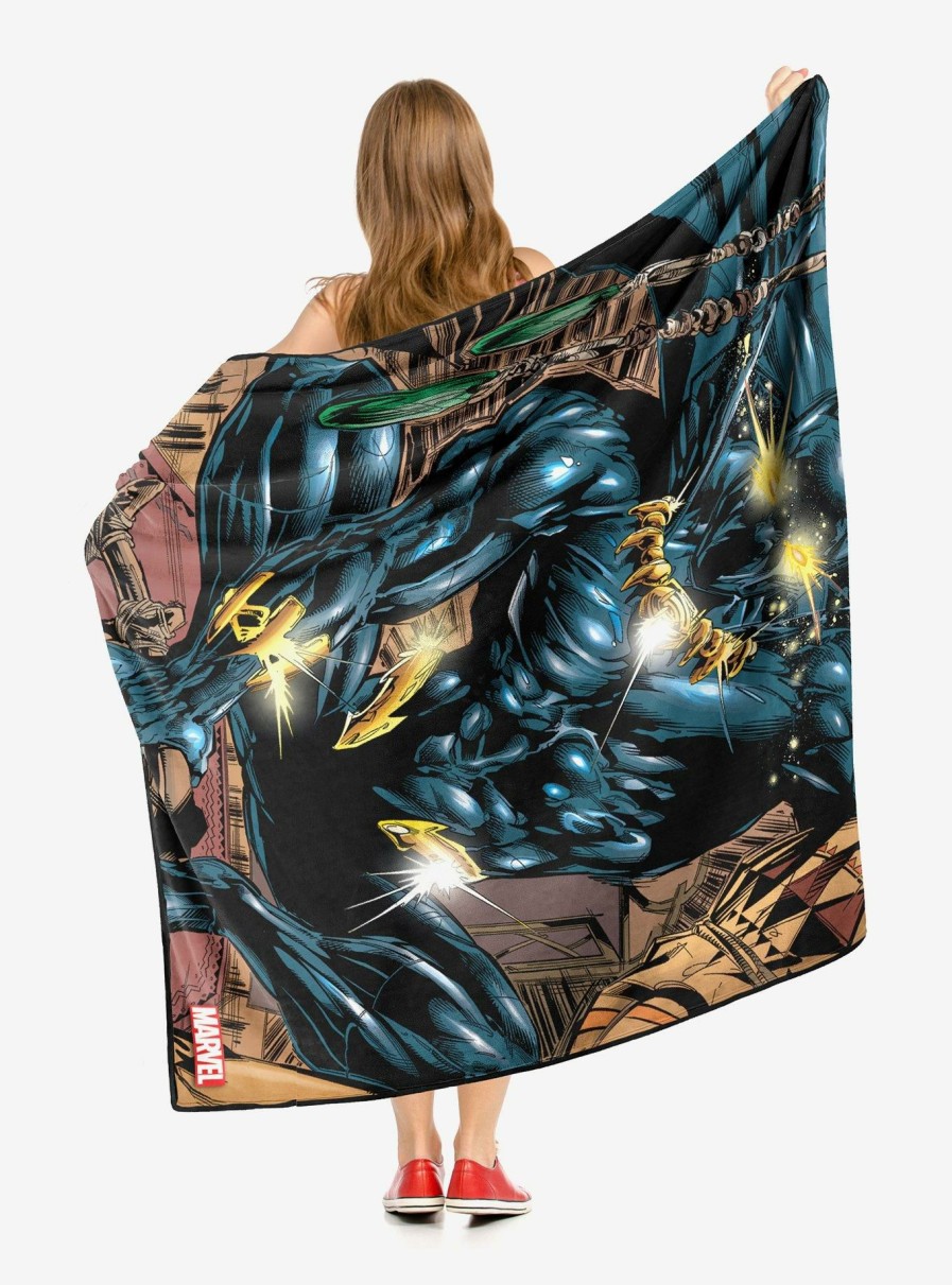 Bedroom * | Marvel Black Panther Wealth Of Wakanda Throw Blanket Best Sellers