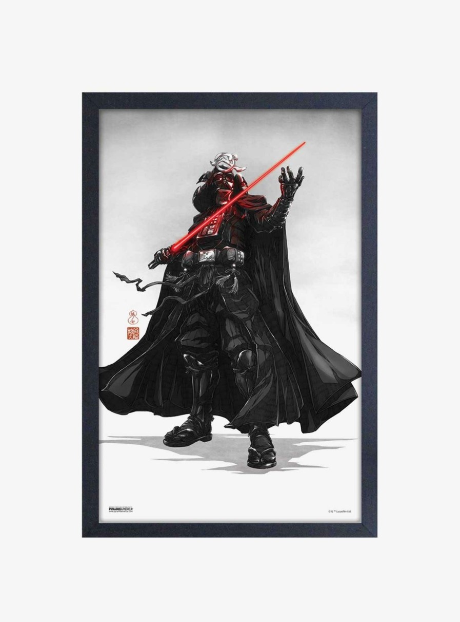 Decor * | Star Wars Visions Vader Framed Wood Wall Art Classical