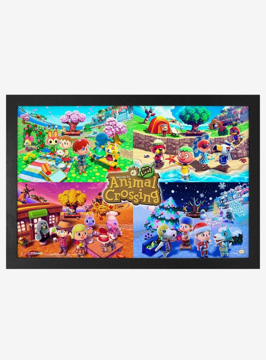 Decor * | Nintendo Animal Crossing Seasons Poster Latest Fashion