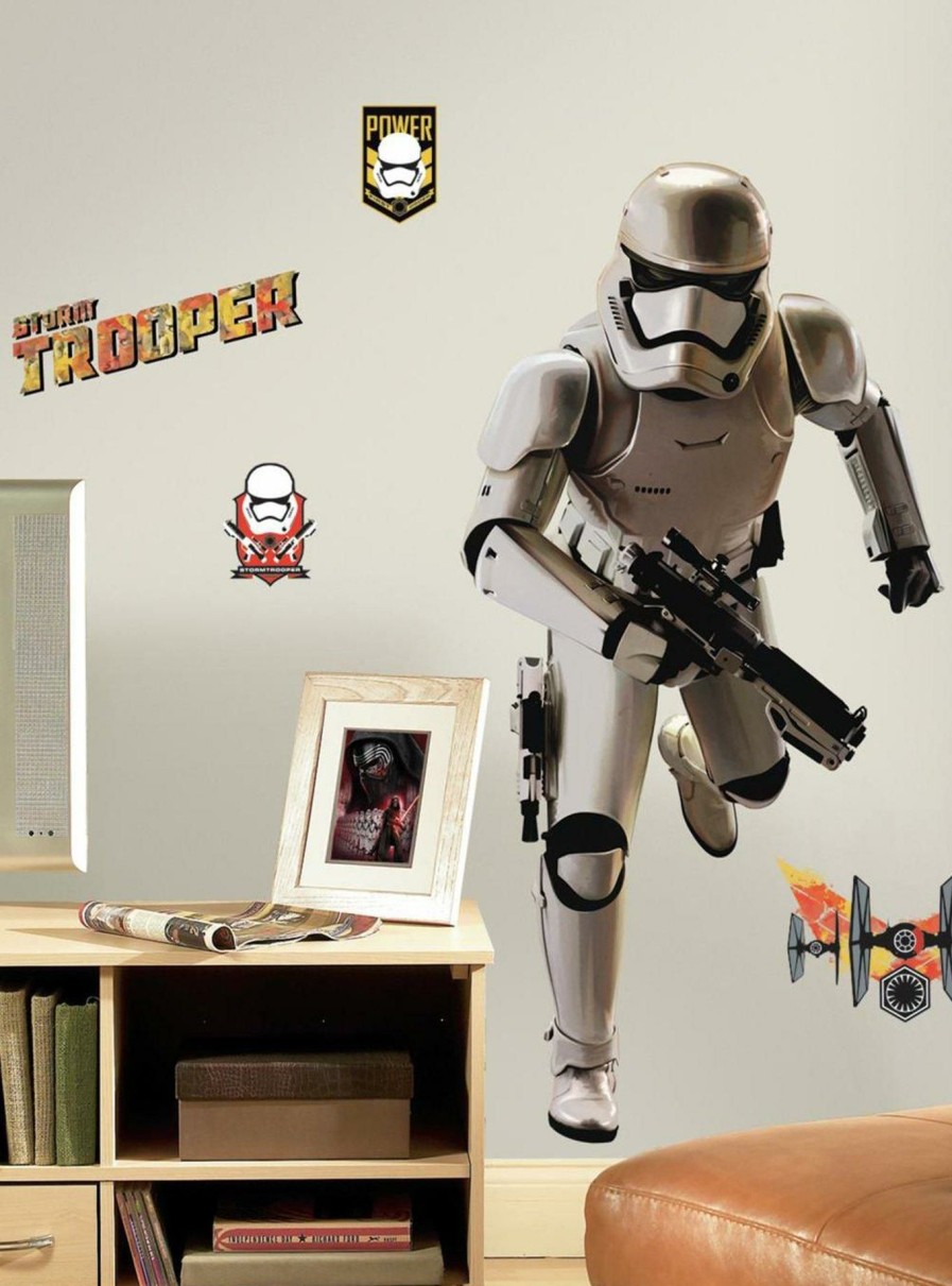 Decor * | Star Wars The Force Awakens Episode Vii Storm Trooper Peel & Stick Giant Wall Decals Hot Sale