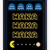 Decor * | Pac-Man Waka Retro Framed Wood Poster Best Sellers